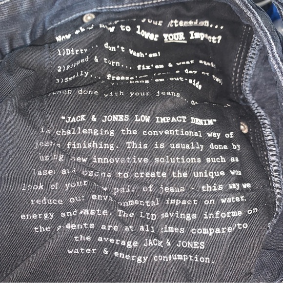 Jack & Jones Deadstock Workwear Boxy Powel JJ Loose Fit Black Men’s Sz 34x34 - Picture 4 of 14